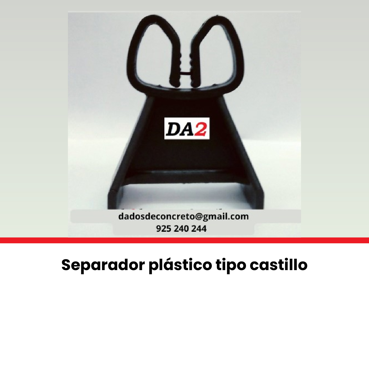 Imagen del producto SEPARADOR PLASTICO TIPO CASTILLO